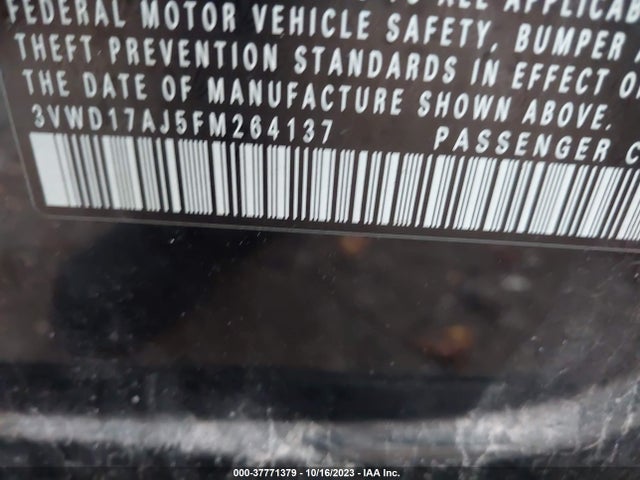 3VWD17AJ5FM264137 Volkswagen Jetta Sedan 1.8t Se
