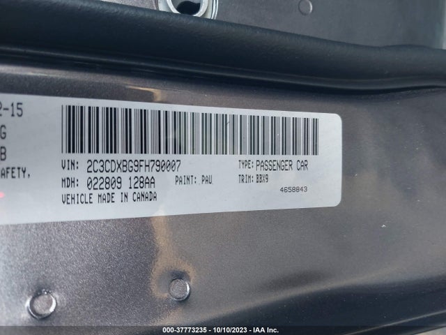 Dodge Charger Se 2015 2C3CDXBG9FH790007 Image 9