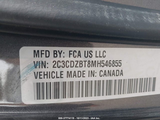 Dodge Challenger R/t 2021 2C3CDZBT8MH546855 Image 9