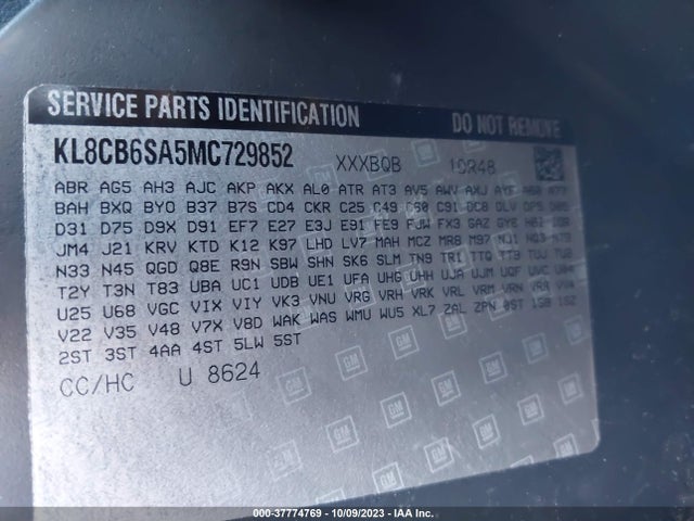 Chevrolet SPARK LS 2021 KL8CB6SA5MC729852 Image 9