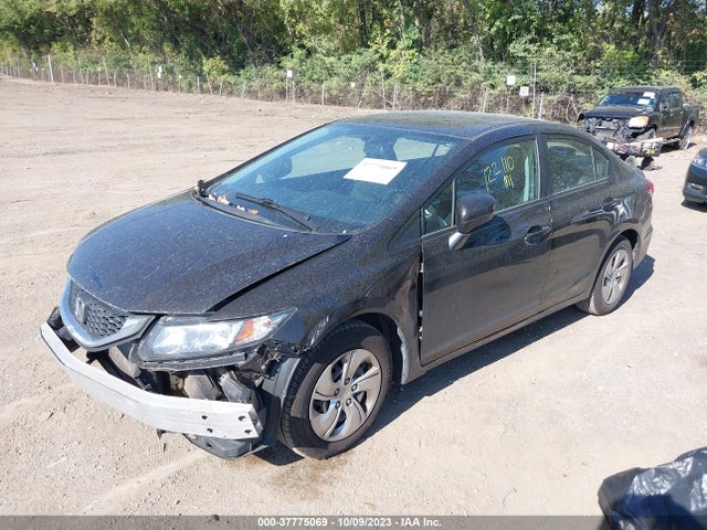 Honda Civic Sedan Lx 2014 2HGFB2F56EH517052 Image 2