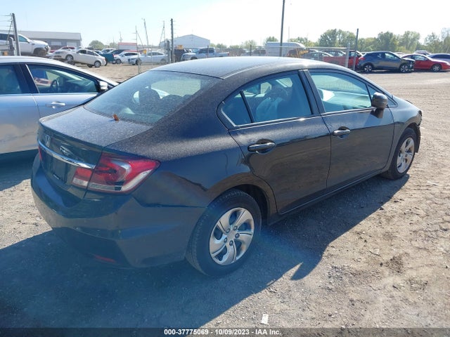 Honda Civic Sedan Lx 2014 2HGFB2F56EH517052 Image 4