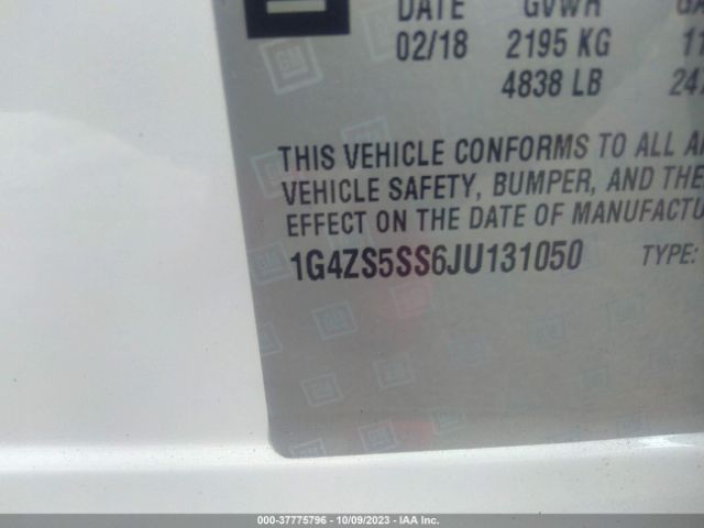 1G4ZS5SS6JU131050 Buick Lacrosse Premium
