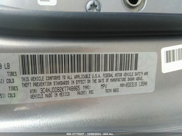 3C4NJDDB2KT748065 Jeep Compass Trailhawk