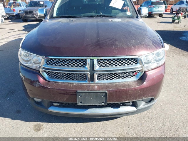 2012 DODGE DURANGO CITADEL VIN: 1C4SDJET6CC337717