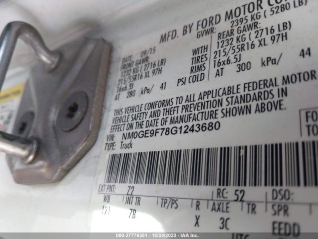 NM0GE9F78G1243680 Ford Transit Connect Wagon Xlt