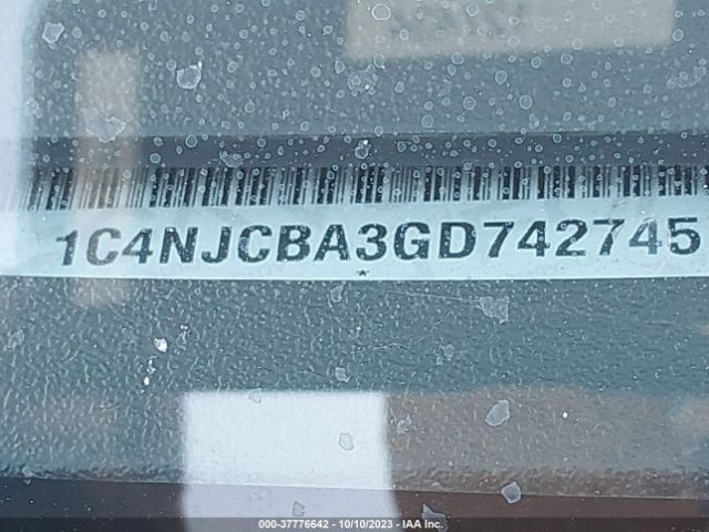 1C4NJCBA3GD742745 Jeep Compass Sport