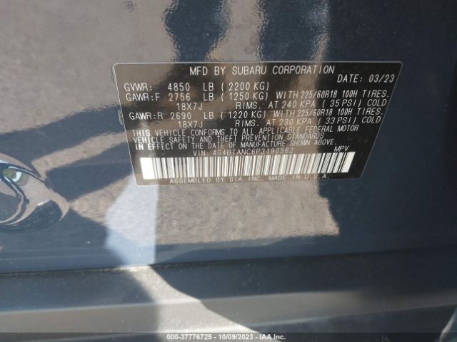 4S4BTANC6P3190562 Subaru Outback Limited