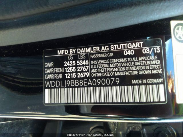 WDDLJ9BB8EA090079 Mercedes-Benz Cls-class Cls 550