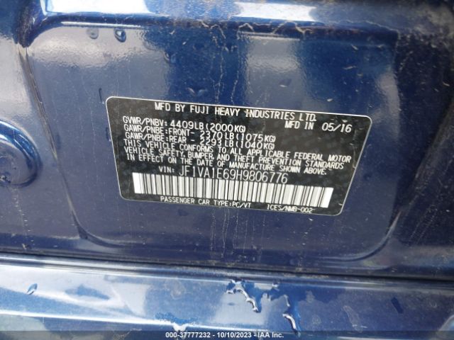 JF1VA1E69H9806776 Subaru Wrx Premium