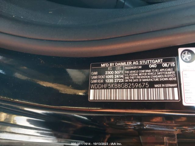 WDDHF5KB8GB259675 Mercedes-Benz E-class E 350