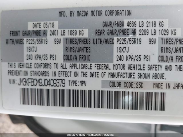 2018 MAZDA CX-5 JM3KFBCM9J0409379 Photo 8