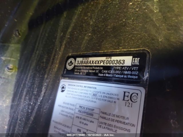 2023 CAN-AM COMMANDER MAX 3JBABAX4XPE000363 Photo 9