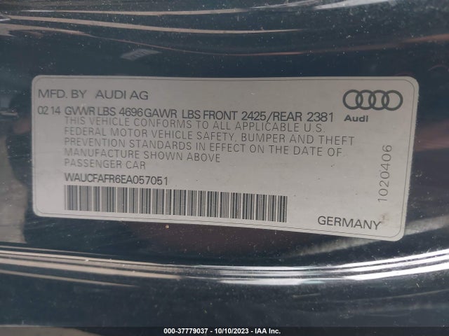 WAUCFAFR6EA057051 Audi A5 PREMIUM