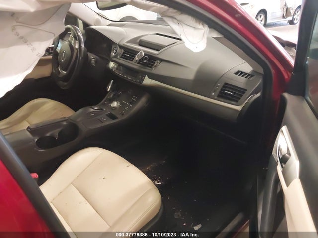2013 LEXUS CT 200H HYBRID VIN: JTHKD5BH4D2162607