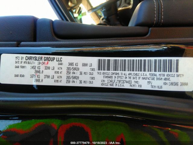 1C4RJFJT9FC674493 Jeep Grand Cherokee Summit