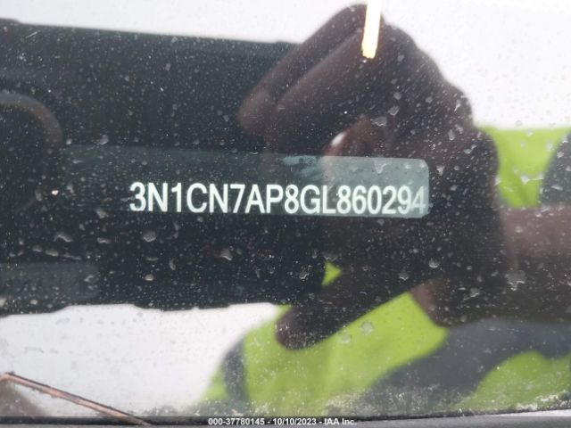 3N1CN7AP8GL860294 Nissan Versa S Plus