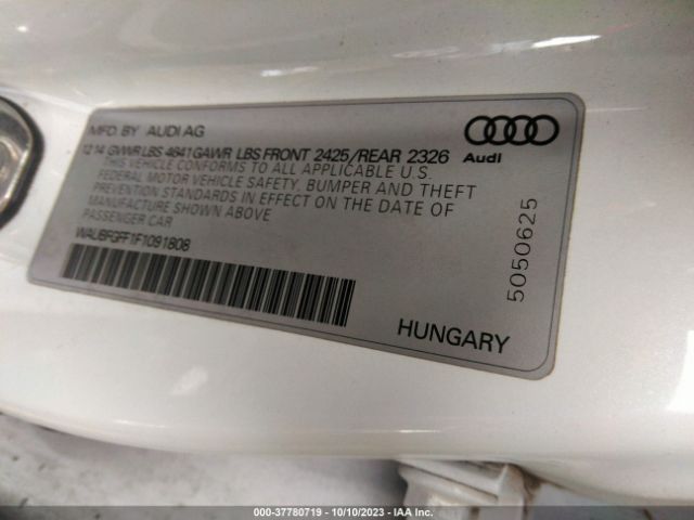 2015 AUDI S3/A3 WAUBFGFF1F1091808 Photo 8