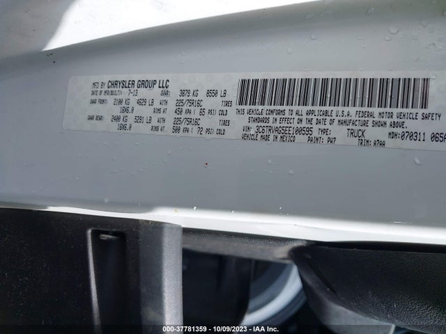 3C6TRVAG5EE100595 RAM Promaster