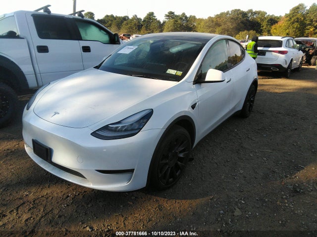 2022 TESLA MODEL Y LONG RANGE VIN: 7SAYGDEE0NA016220