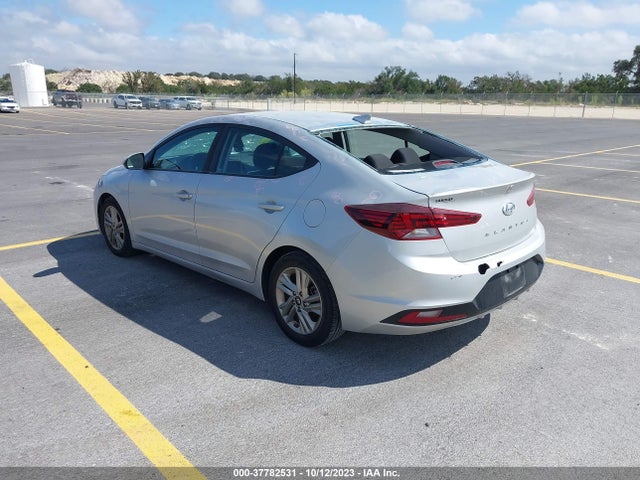 2019 HYUNDAI ELANTRA SEL VIN: 5NPD84LF8KH485897