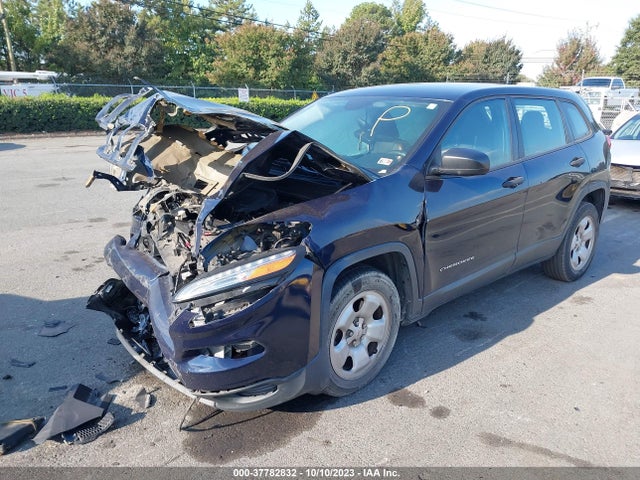 2016 JEEP CHEROKEE SPORT VIN: 1C4PJLAB4GW128116