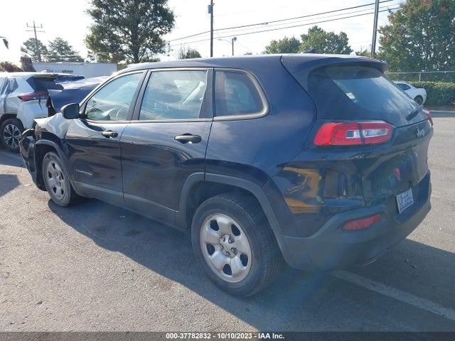 2016 JEEP CHEROKEE SPORT VIN: 1C4PJLAB4GW128116