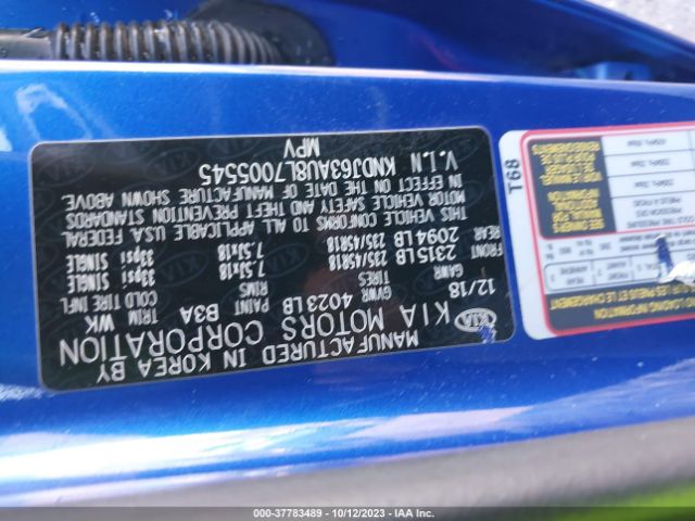 KNDJ63AU8L7005545 KIA Soul Gt-line