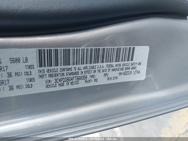 Dodge Journey Sxt 2015 3C4PDDBG4FT660350 Image 9
