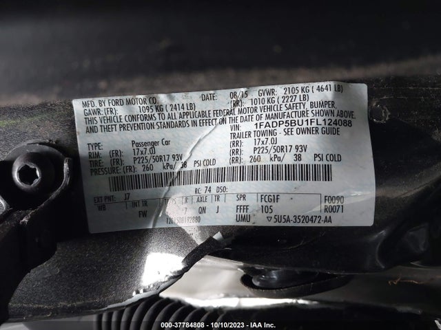 Ford C-max Hybrid Sel 2015 1FADP5BU1FL124088 Image 9