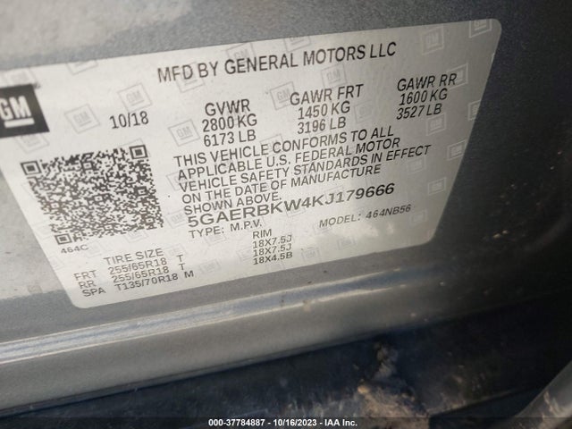 Buick Enclave Essence 2019 5GAERBKW4KJ179666 Image 9
