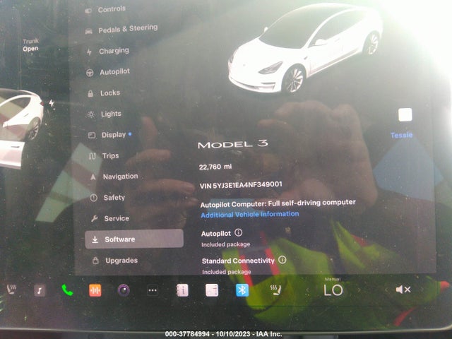 Tesla MODEL 3 2022 5YJ3E1EA4NF349001 Image 7