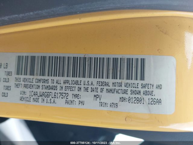 1C4AJWAG6FL617572 Jeep Wrangler Sport