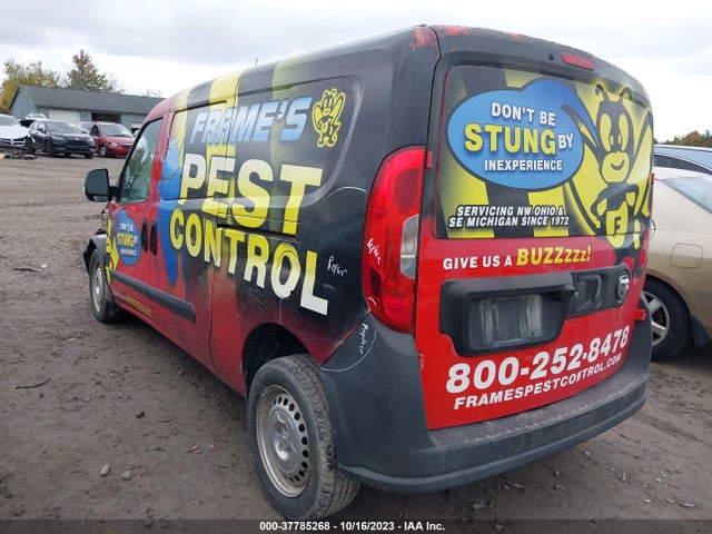 2015 RAM PROMASTER CITY TRADESMAN VIN: ZFBERFATXF6A55638
