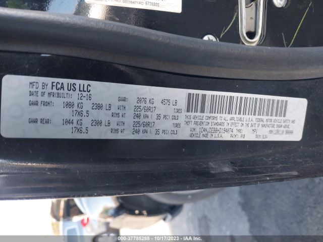 1C4NJDEB8HD194074 Jeep Compass High Altitude 4x4