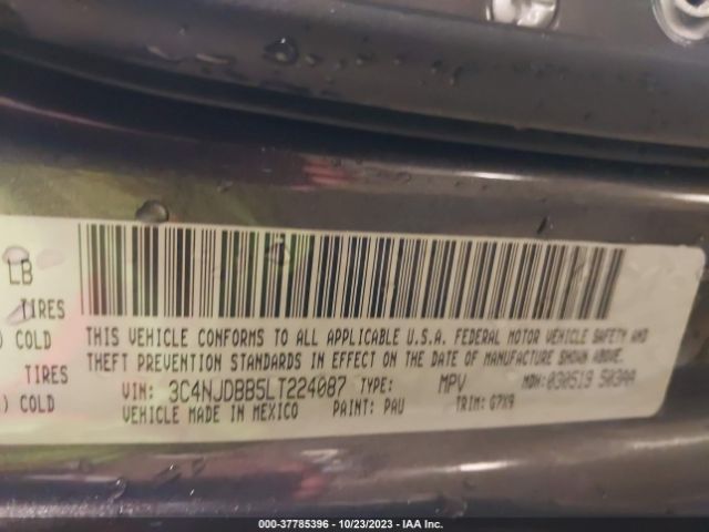 3C4NJDBB5LT224087 Jeep Compass Latitude