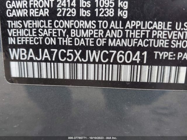 WBAJA7C5XJWC76041 BMW 5 Series 530i Xdrive