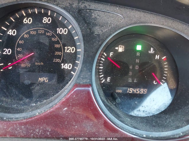2003 LEXUS ES 300 VIN: JTHBF30GX30098401