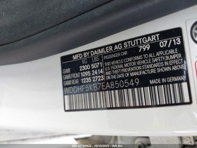 WDDHF5KB7EA850549 Mercedes-Benz E-class E 350