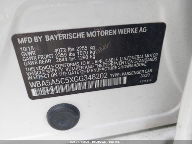 WBA5A5C5XGG348202 BMW 5 Series 528i