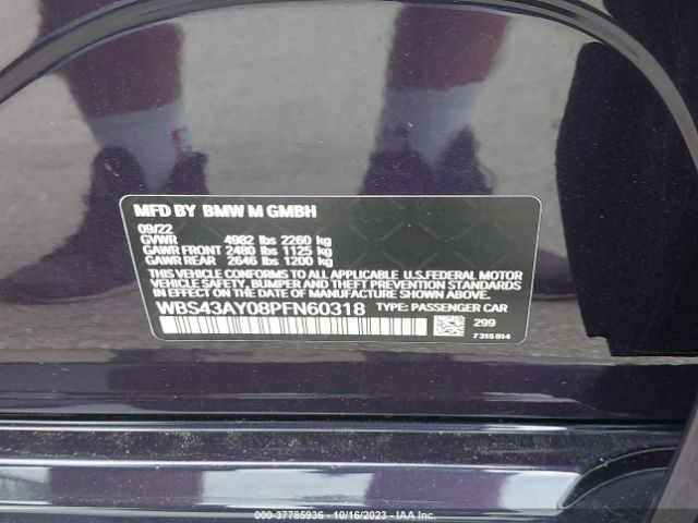 2023 BMW M3 WBS43AY08PFN60318 Photo 8