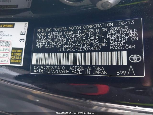 JTKJF5C73E3078487 Scion TC