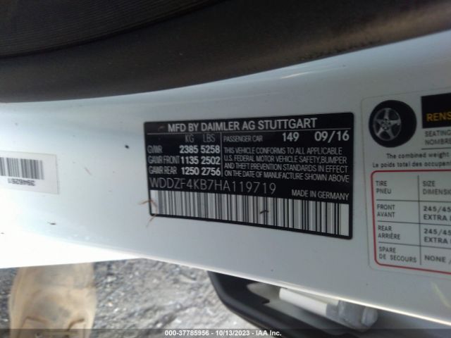 WDDZF4KB7HA119719 Mercedes-Benz E-class E 300