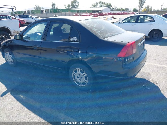 2001 HONDA CIVIC LX VIN: 2HGES16501H560561