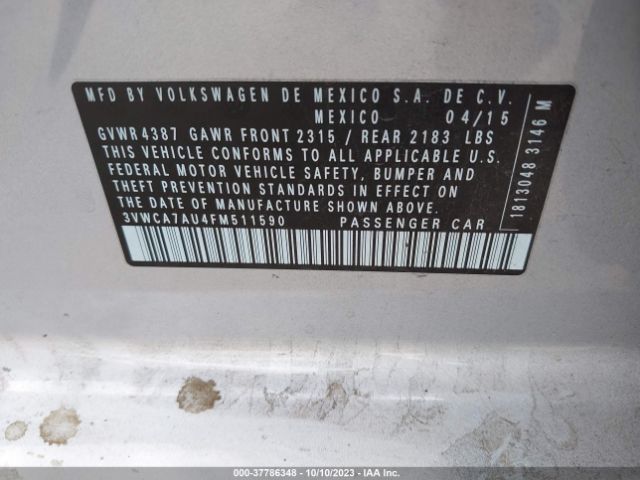 2015 VOLKSWAGEN GOLF SPORTWAGEN 3VWCA7AU4FM511590 Photo 8