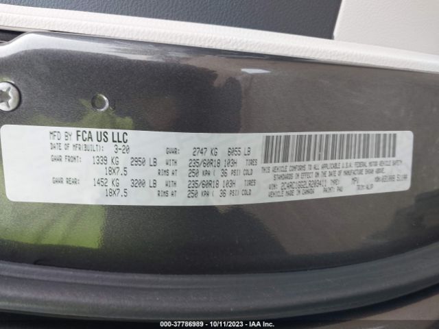 2020 CHRYSLER PACIFICA 2C4RC1GG2LR203411 Photo 8