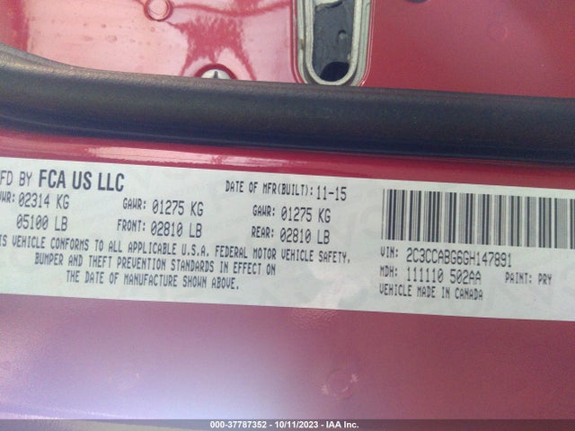 2C3CCABG6GH147891 Chrysler 300 300s
