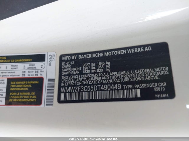 2013 MINI CLUBMAN WMWZF3C55DT490449 Photo 8