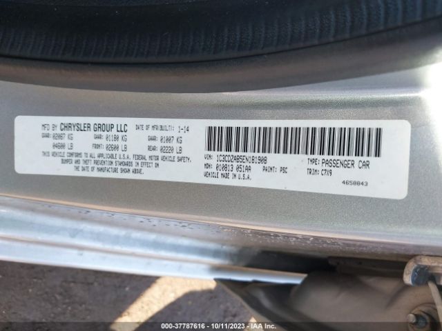 1C3CDZAB5EN181908 Dodge AVENGER SE