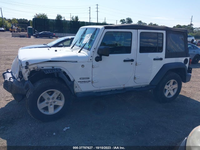2016 JEEP WRANGLER UNLIMITED SPORT VIN: 1C4BJWDG6GL268320